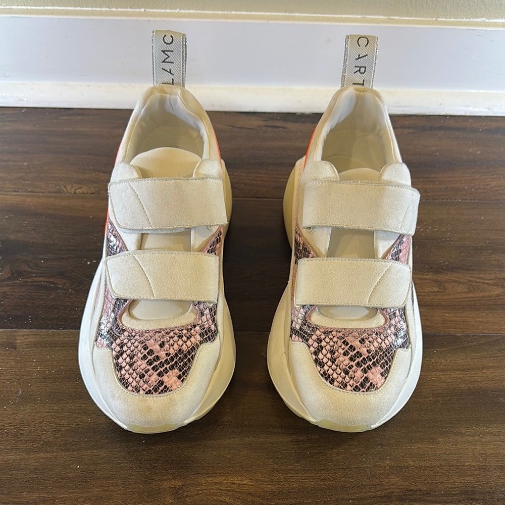 Stella McCartney, Cream and Pink sneakers
